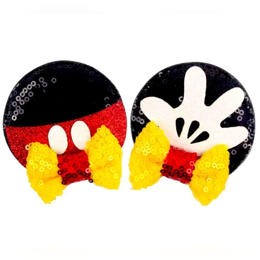 Disney Mickey Mouse Ears Hair Clips for Girls